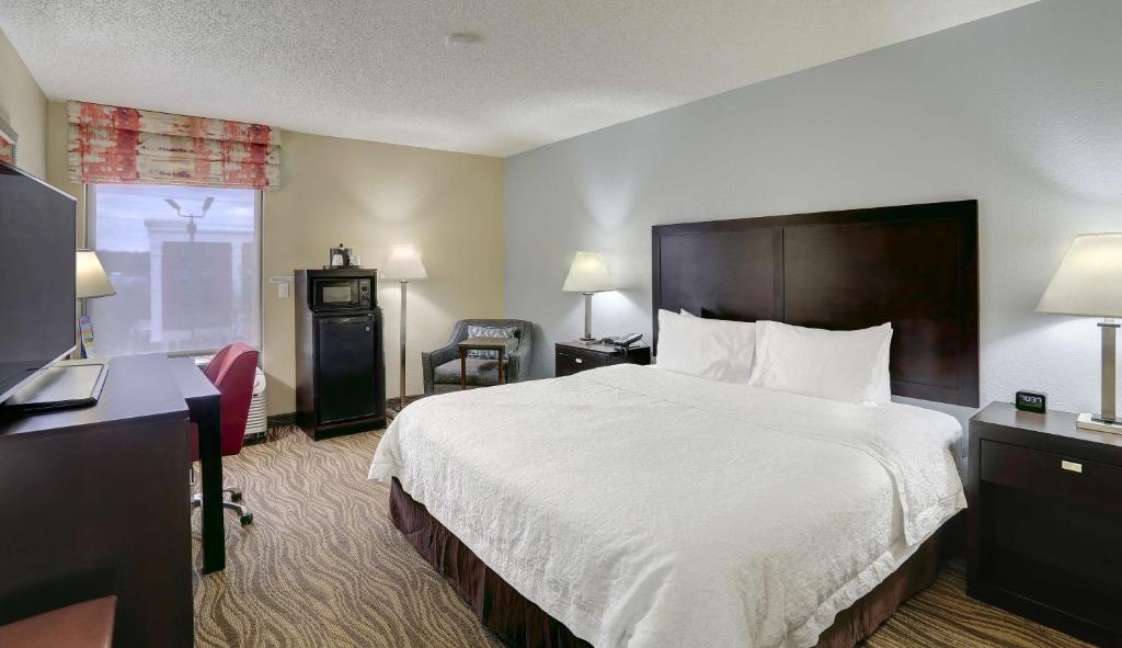 Spacious and comfortable guest room with modern amenities
